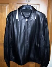 RARE! NEW MADE EXCLUSIVELY FOR MERCURY MARAUDER SIZE LARGE LEATHER COAT JACKET!