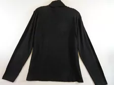 The North Face Turtleneck Women's XL Black Woodside Hemp L/S New With Tags