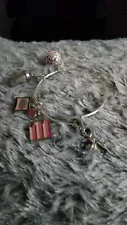 Silver Vintage charm bracelet