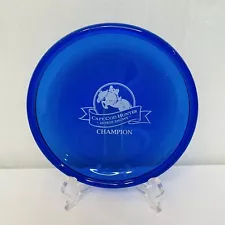 Cape Cod Hunter Horse Shows Champion Blue Awards Plate Glass 7"