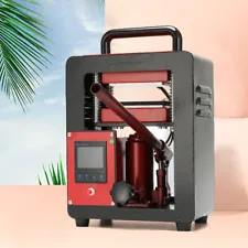 5Ton Hydraulic Heat Press Machine with Dual 2.4"X4.7" Dab Heated Plates 900W