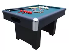 SLATE RECTANGULAR BUMPER POOL GAME TABLE in BLACK by BERNER BILLIARDS~ BRAND NEW