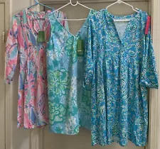 Lilly Pulitzer Lot Of 3 Dresses Medium 8 New NWT RARE HTF GORGEOUS PIECES