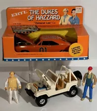 Vintage 1980s ERTL Dukes Of Hazzard General Lee & Daisy DIECAST In Box