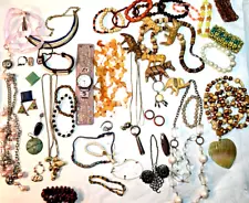 *SALE* 30+ Vintage Estate Sale Jewelry Bulk Box Lot Random Treasures Wholesale