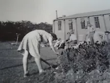 RAF Rudloe Manor, 1942 OFFICERS MESS / VIEW = 6/11 CM pair Private PHOTOS