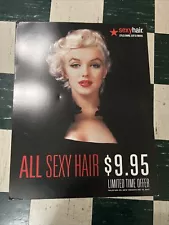 marilyn monroe poster board Double sided Promo Advertising Hair Salon 2013