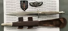 2nd Pattern Nickel-plated OFFICER MODEL WW2 Fairbairn Sykes Commando Knife SAS