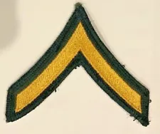 US Army VN era Private Shoulder Rank Patch, One Pair #306