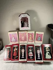 Hallmark Keepsake Christmas Tree Ornaments Lot of 11 Barbie 90s New In Box Read