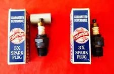 Champion 3X Spark Plugs Qty. of 2 Used