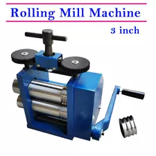 Manual Combination Rolling Mill Machine Jewelry Metal Tools Equipments NEW 75mm