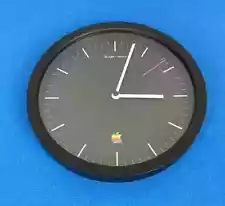 Rare Apple Computer Wall Clock 9.6 inch Not for Sale Macintosh Made in JAPAN