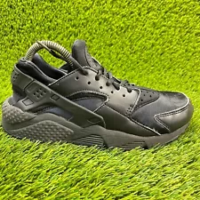 Nike Air Huarache Triple Black Womens Size 8 Athletic Shoes Sneakers 634835-012