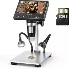 Digital Microscope 4.3" LCD HD 1080p video 1000X for Coin Soldering Phone Repair