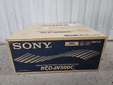Sony RCD-W500C 5 Disc CD Changer & CD Recorder Brand New Open Box