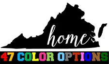 Vinyl Decal Truck Car Sticker Laptop Home State Outline Love USA Virginia