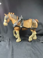 Large 12x10" Vintage Budweiser? Decorative Clydesdale Show Horse Figure Unique