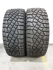2x LT325/65R18 Goodyear Wrangler Territory A/T 14-15/32 Used Tires