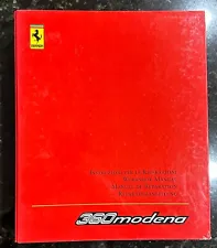 Ferrari 360 Modena Workshop Manuals 1 & 2, 360 Spyder Spare Parts Catalogue &