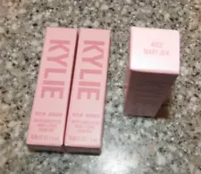 3 x KYLIE By KYLIE JENNER MATTE LIQUID LIPSTICK 402 MARY JO K 0.03 oz NEW MINIS