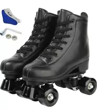 Roller Skates for Women Men Size 10 Premium High Top Leather Womens Roller Skate