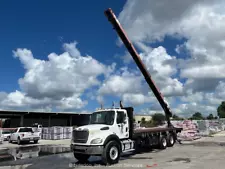 2012 Freightliner M2 112 T/A 40' Conveyor Truck Boom Flatbed Cummins A/T bidadoo