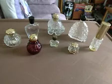 Lot of 8 empty perfume bottles