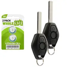 2 Replacement For 2001 2002 2003 2004 2005 2006 BMW 325i Key Fob Remote