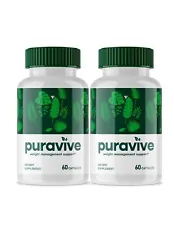Puravive Weight Management Support Capsules 120 Advanced Formula Diet Pills 2 PK