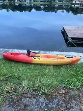 Kayak, PERCEPTION Sport, PESCADOR 10.0’ with Carlisle Day Tripper Paddle