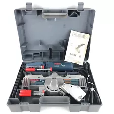 Bosch 1640VS Fine Cut Saw FS2000 Miter Table with Clamps Blades In Case + Manual