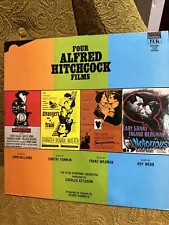 FOUR ALFRED HITCHCOCK FILMS (1985 LP) RARE 1ST UK PRESS! VG+!