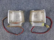 1976 1977 Toyota Celica Front Corner Marker Clearance Lamps Lights (Pair) 76 77