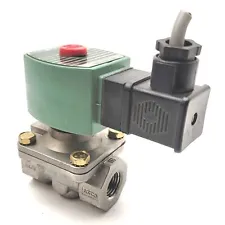 ASCO SD8210G87VVM Solenoid Valve For Medium Vacuum 25 To -10³ Torr, 120VAC, 1/2"