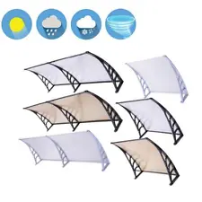 40x120"/80"/40" Door Window Outdoor Awning PC Hollow Sheet SunShade Cover