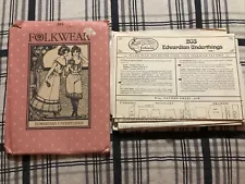 FOLKWEAR EDWARDIAN UNDERTHINGS PATTERNS COSTUMES SEWING SALE