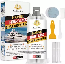 Marine Fiberglass Repair Kit for Boats, Gel Coat Repair Kit for Boats, Epoxy Fi