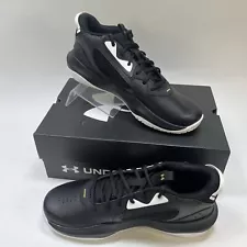 Under Armour UA Lockdown 6 Basketball Shoes Black Gold 3025616-003 S-M10.5/W12