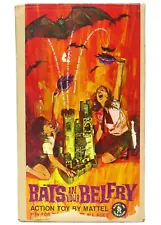 Vintage Mattel Bats in Your Belfry Dracula Castle Halloween Game w/Box Works EX