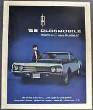 1965 Oldsmobile Brochure Cutlass 442 Starfire 98 Jetstar I 88 Dynamic Wagon F-85