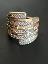 SALE 10% 10kt Gold 1ct Diamond Ring