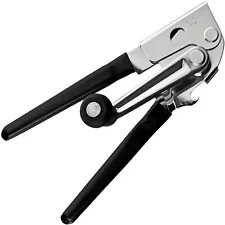 Commercial Easy Crank Can Opener Heavy Duty Ergonomic Design Black Can Openers