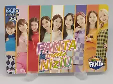 Fanta meets NiziU Quo Card Coca Cola Japan Not For Sale K-Pop Nizi Project