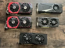 FOR SALE ! BUNDLE (4) GPU Graphic cards + 1 Free GPU