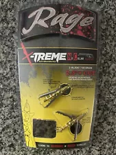 New Rage 100 grain X-treme Cut On Contact No Collar Mechanical Broadhead