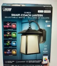 Feit Electric Smart Wifi LED 13" Coach Outdoor Lantern LAN13 / RGBW Alexa Google