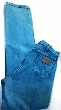 Ladies Size 15 WRANGLER Turquoise Western Jeans, 14MWZIE