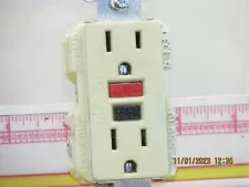 The listing is for:(1)used Leviton 15 Amp Self-Test Duplex GFCI Outlet, Ivory