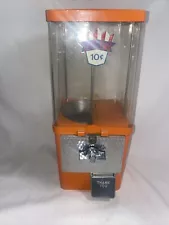 Vintage Rare Komet King 10 Cent Vending Gumball Peanut Candy Machine No Key Org